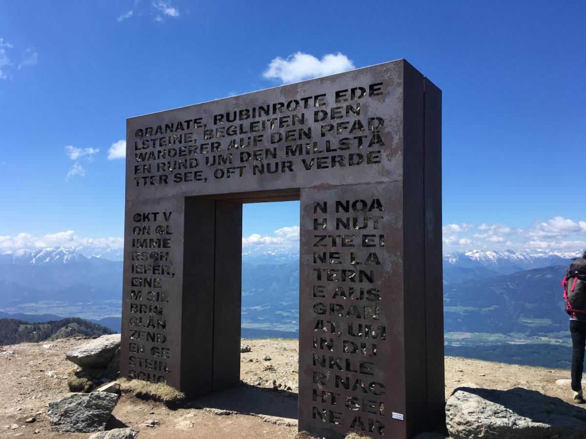 Appartement Zirbenduft Ferienhaus Fuenf Sinne Döbriach Exteriör bild